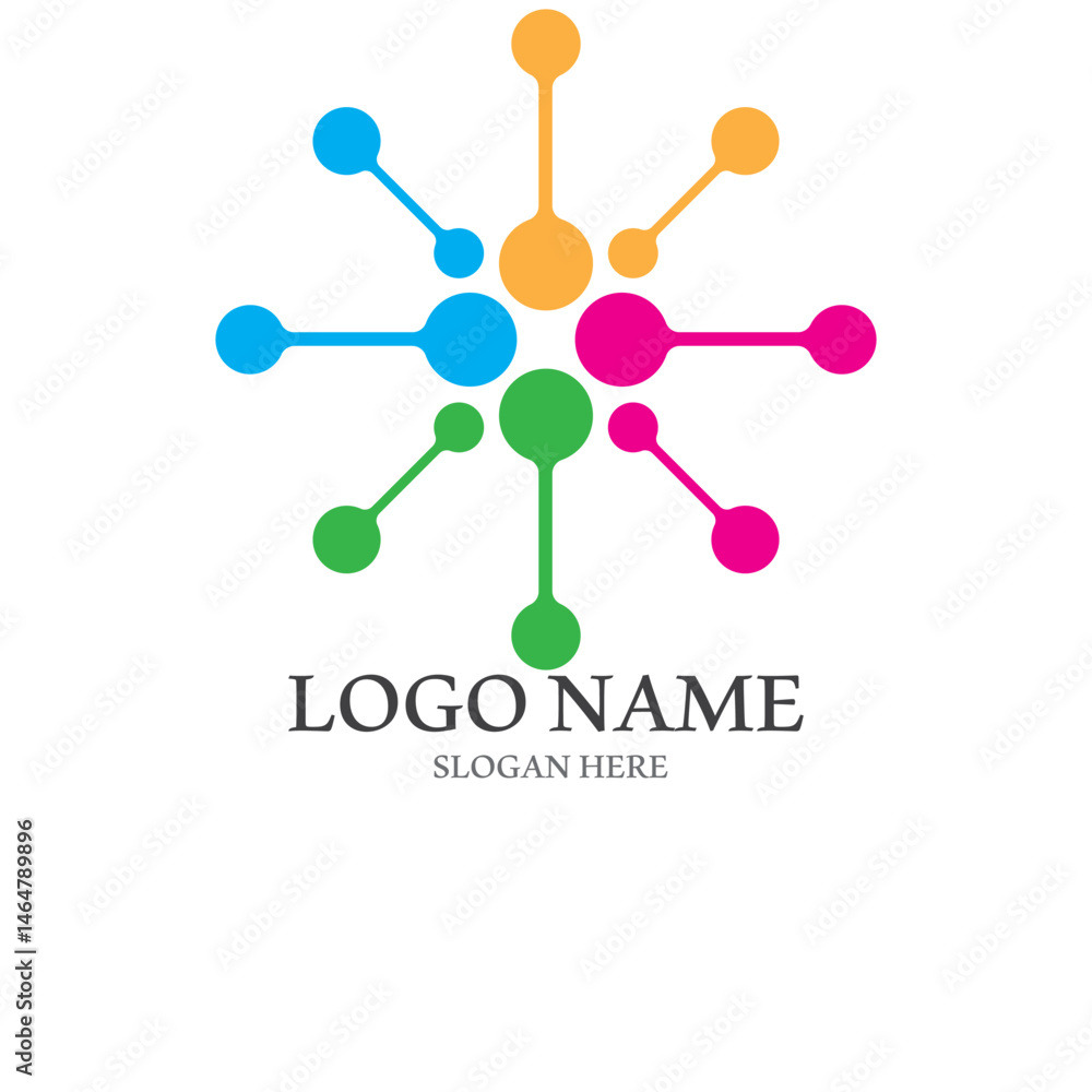 Molecule vector illustration design Molecule vector illustration design
