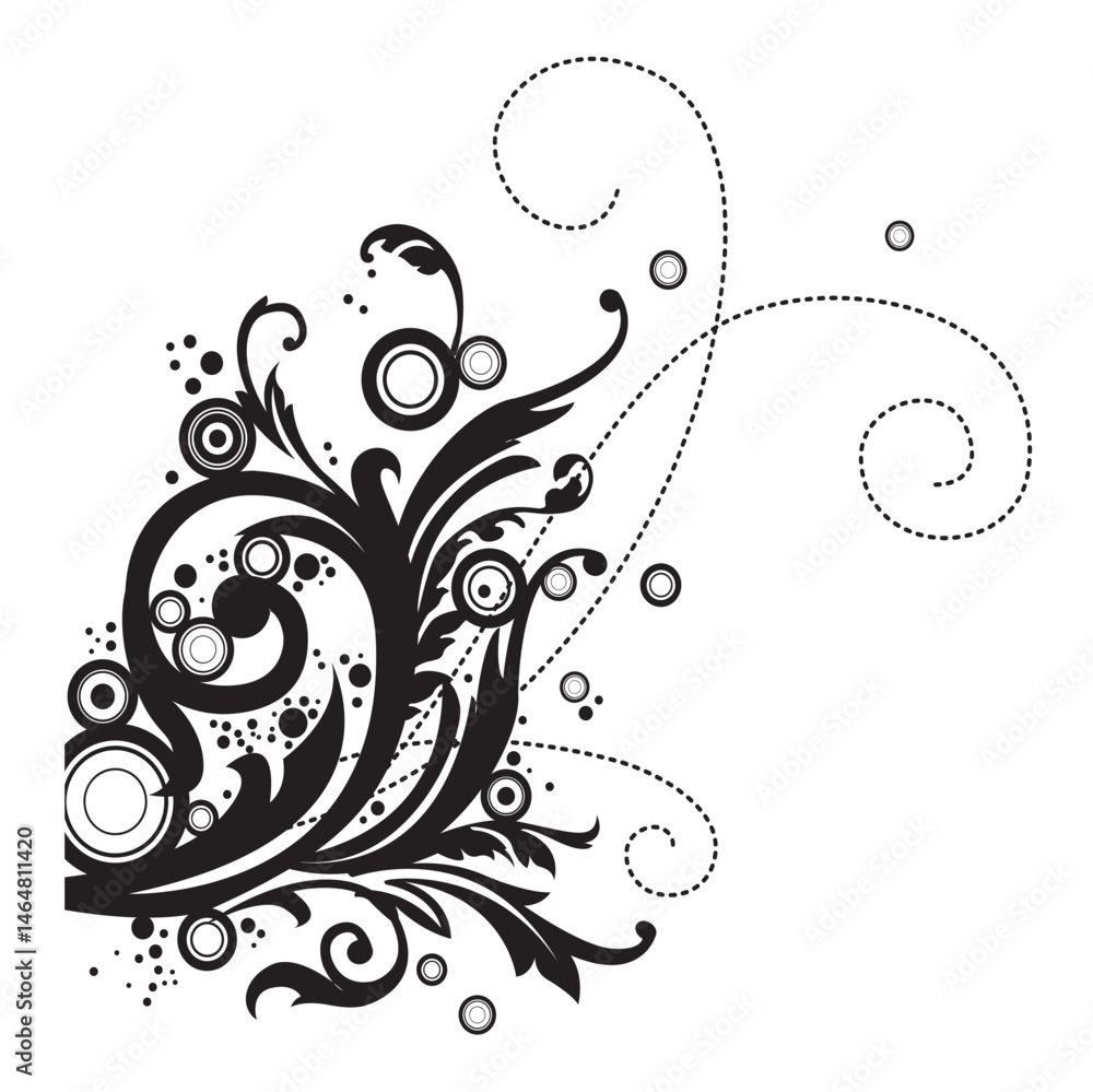 Fototapeta premium Floral Creative illustration