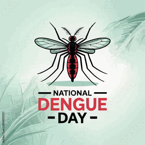 National Dengue Day Mosquito Bite Prevention Awareness Poster
