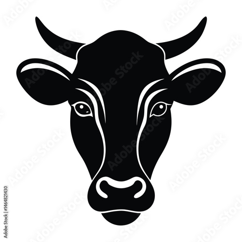 cow head vector