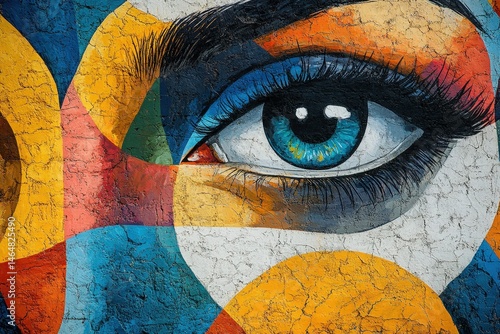 Mural Celebrating Diverse Artistic Expressions in an Urban Setting Showcasing Collaborative Creativity and Vibrant Colors