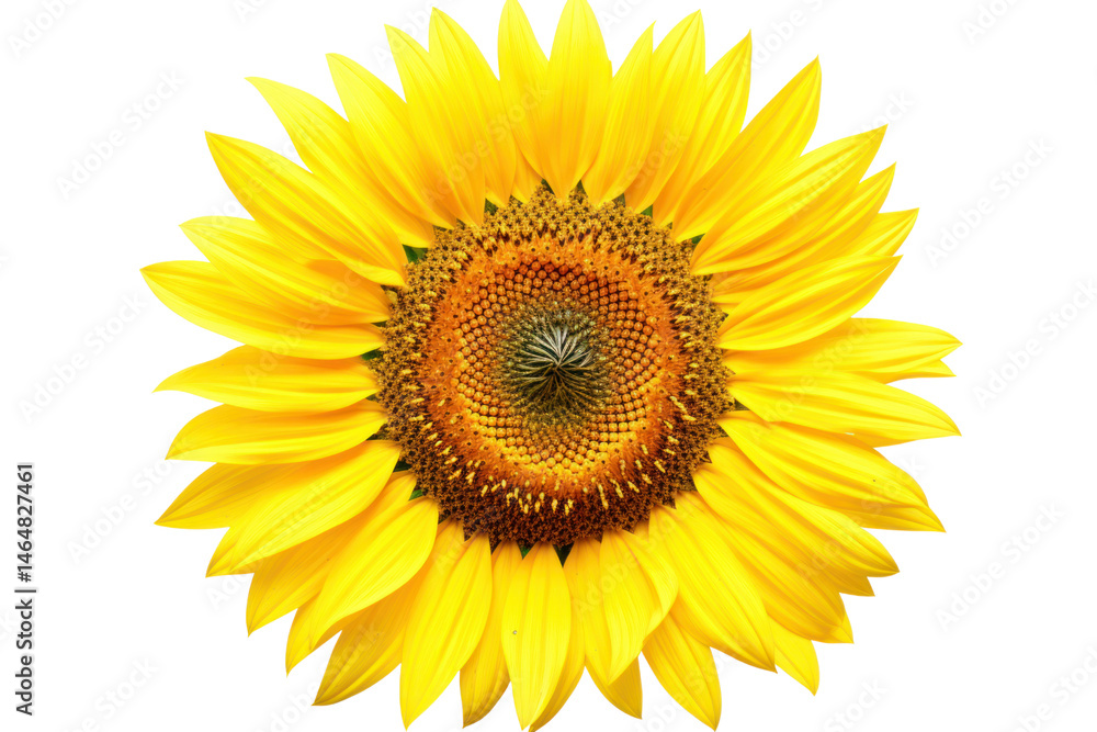 Obraz premium Radiant sunflower: A sun-kissed sunflower presents a vibrant display of nature's beauty, its petals fully bloomed, reaching towards the light, creating a sense of warmth and happiness.