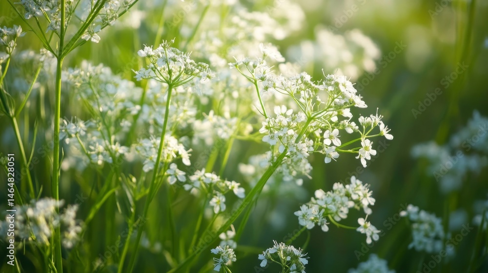 beautiful white cumin plant beautiful white cumin plant