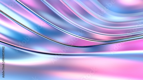 Abstract Fluid Art with Blue Pink and Purple Gradient