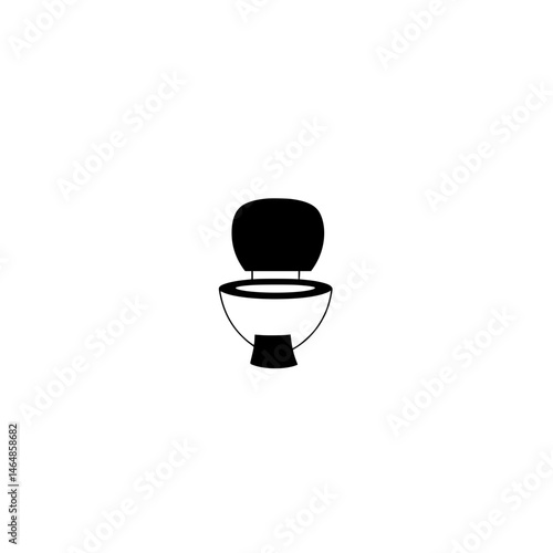 toilet bowl isolated on white