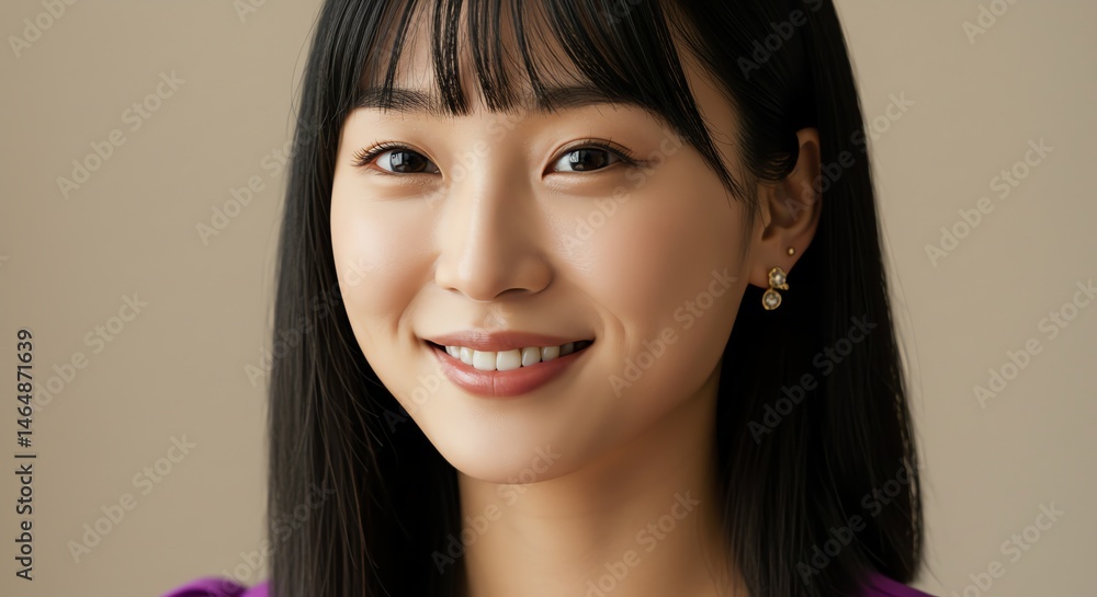Smiling Asian Woman Portrait Smiling Asian Woman Portrait