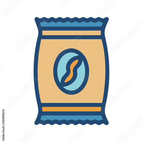 Coffee Bean Sack Icon Design