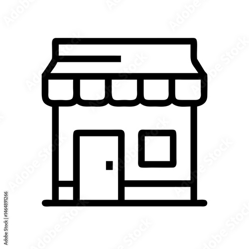Coffee Shop Building Icon Design