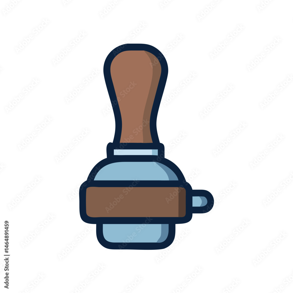 Coffee Tamper Tool Icon Design Coffee Tamper Tool Icon Design