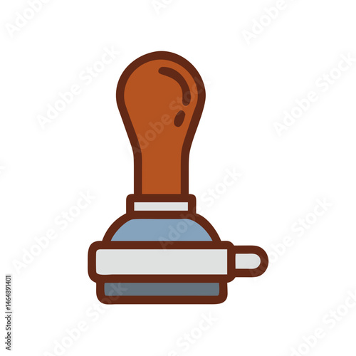 Coffee Tamper Tool Icon Design