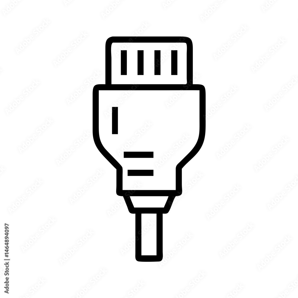 Ethernet LAN Plug Icon Design Ethernet LAN Plug Icon Design