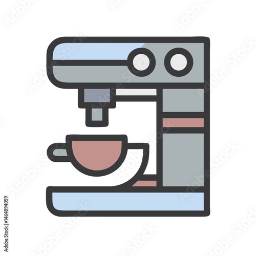 Espresso Machine Icon Design