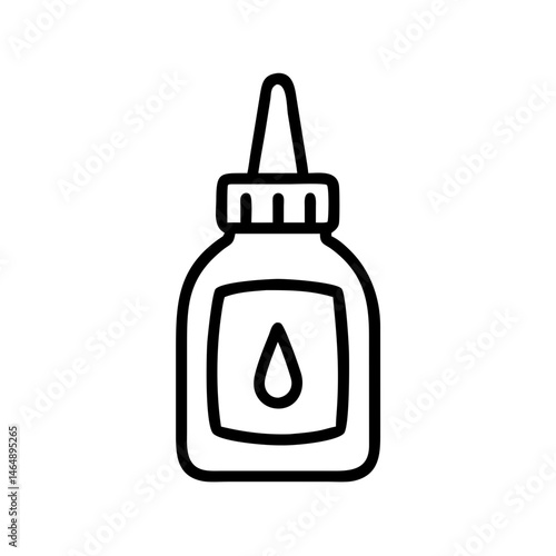 Glue Bottle Dispenser Icon Design