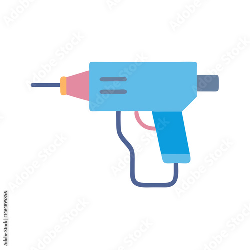 Hot Glue Gun Tool Icon Design