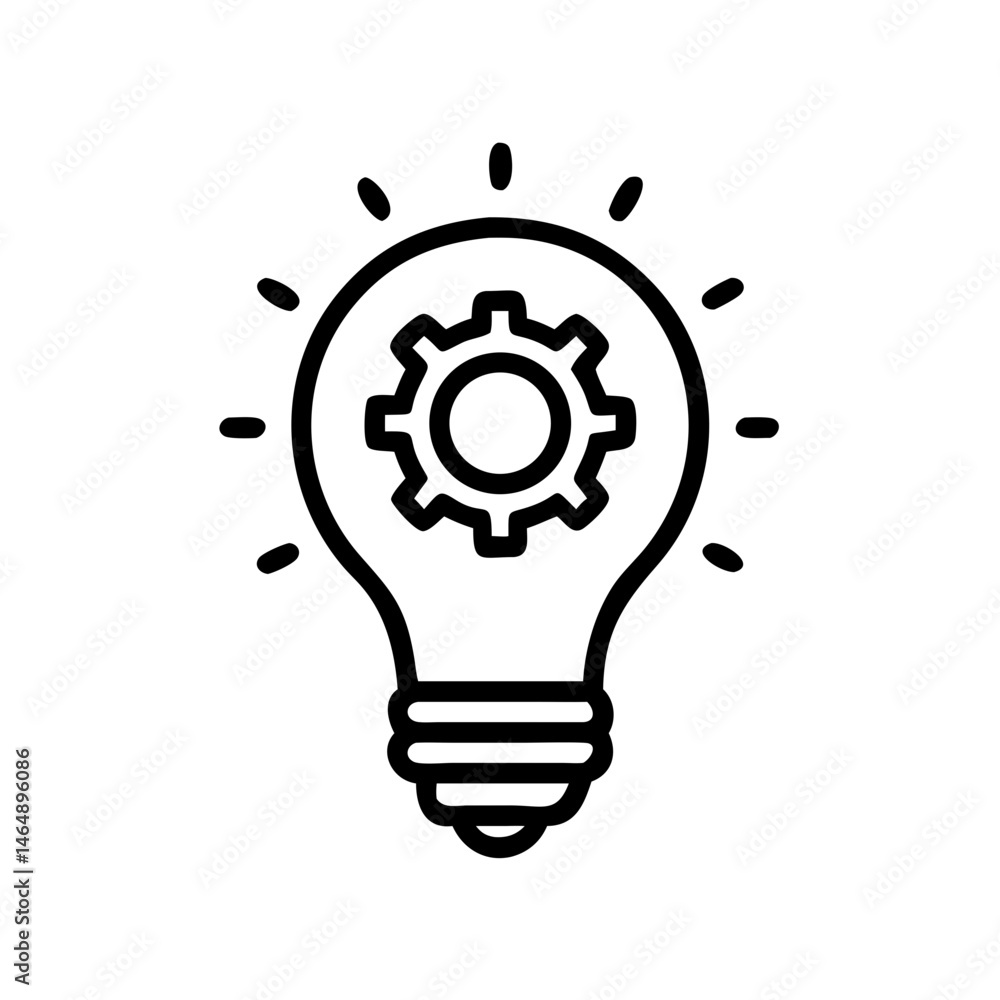 Innovation Light Bulb Idea Icon Design Innovation Light Bulb Idea Icon Design