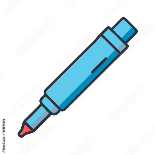 Marker Pen Drawing Tool Icon Design