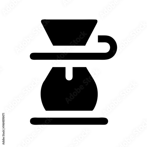 Pour-Over Brewing Icon Design
