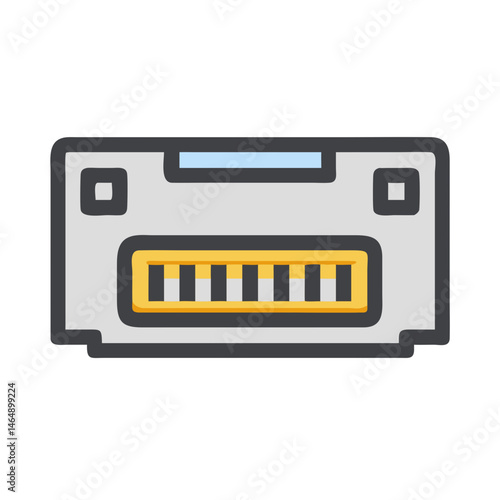 SATA Data Port Icon Design