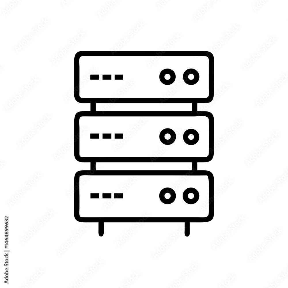 Server Data Hub Icon Design Server Data Hub Icon Design