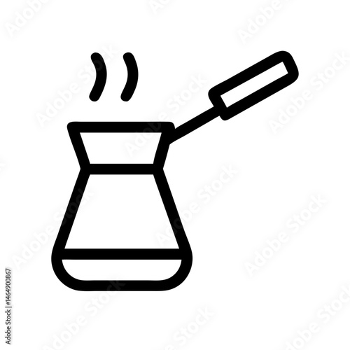 Turkish Coffee Pot Icon Design