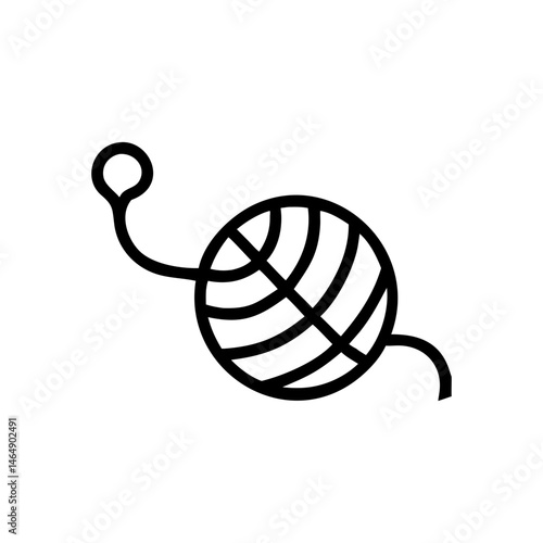 Yarn Ball IYarn Ball Craft Icon Designcon Design for Crafting