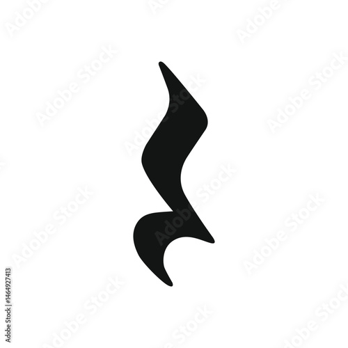 A Melody pause icon illustration vector on white background template
