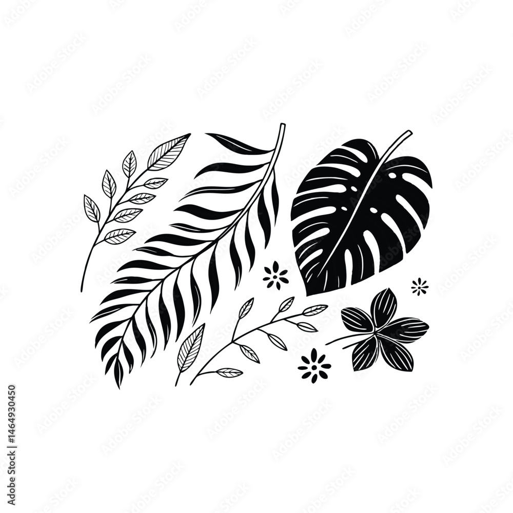 Obraz premium vector illustration of a flower