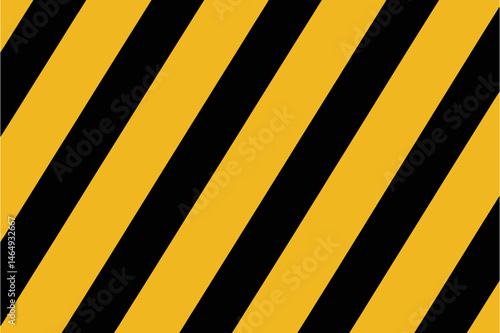 Black and yellow diagonal stripes warning background
