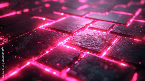 Wallpaper Mural Digital cyberspace with glowing cross lines in a futuristic 3D rendering. Symbolizes data flow, connectivity, and advanced technology in a high-energy, vertical tech-inspired virtual environment.

 Torontodigital.ca