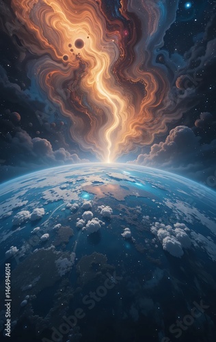 From Space with Wonder The Earth Rests in Quiet Glory