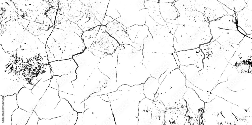 Obraz premium Abstract background of grunge white, black damaged rusty crack and scratch wall texture design. gray concreate surface plaster old rough dirty wall texture, white marble texture, grunge texture.