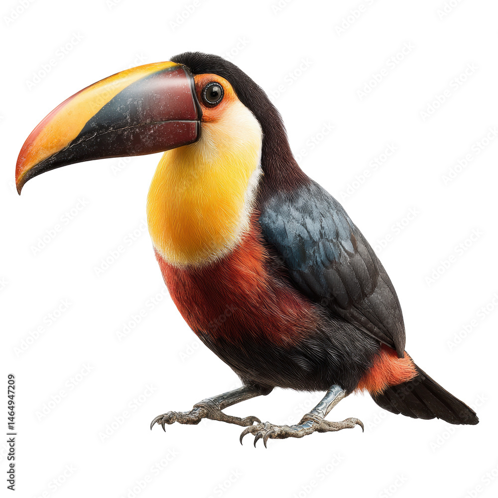 Obraz premium Vibrant Toucan: Nature?s Colorful Avian Marvel