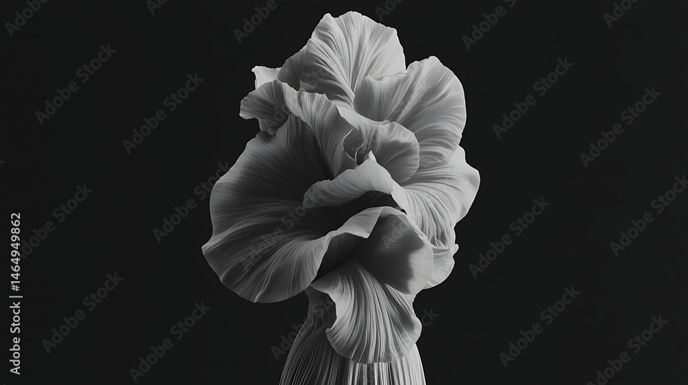 A minimalist black background with gentle, soft textures and glowing edges that add a refined and understated glow to the composition
