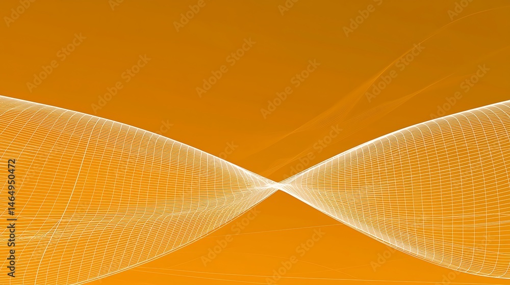 A glowing orange gradient background with gentle abstract waves and smooth transitions between shades of tangerine and amber