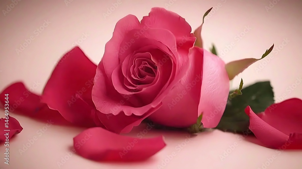 Subtle pink background with delicate bokeh effects and soft lighting, enhancing the atmosphere with a dreamy, peaceful, and luminous glow