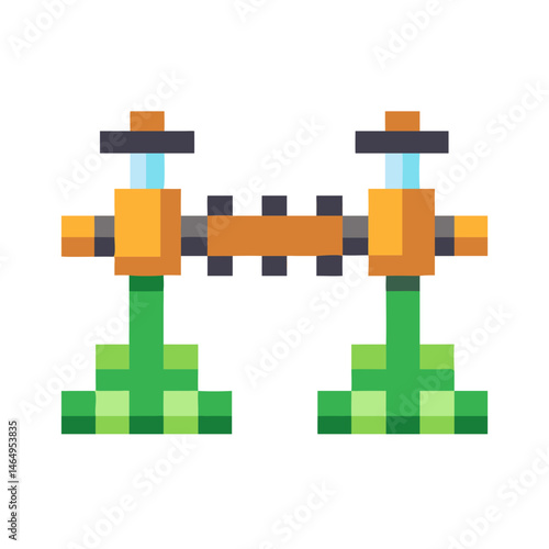Colorful Irrigation Pipes Icon
