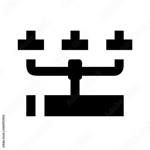 Irrigation Pipes Icon Vector