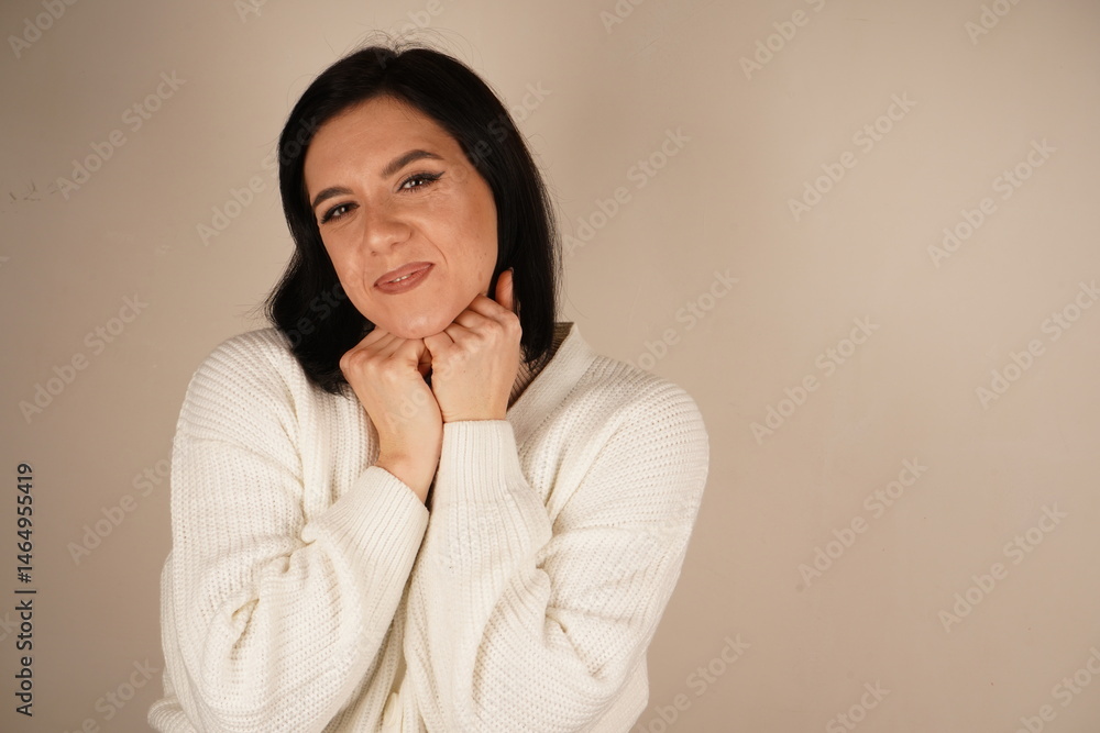 The subtle expression enhances the feeling of faith and hope. The hands are clasped together in a gesture of prayer, radiating a sense of reverence. The pose reflects a moment of spiritual connection. The subtle expression enhances the feeling of faith and hope. The hands are clasped together in a gesture of prayer, radiating a sense of reverence. The pose reflects a moment of spiritual connection.