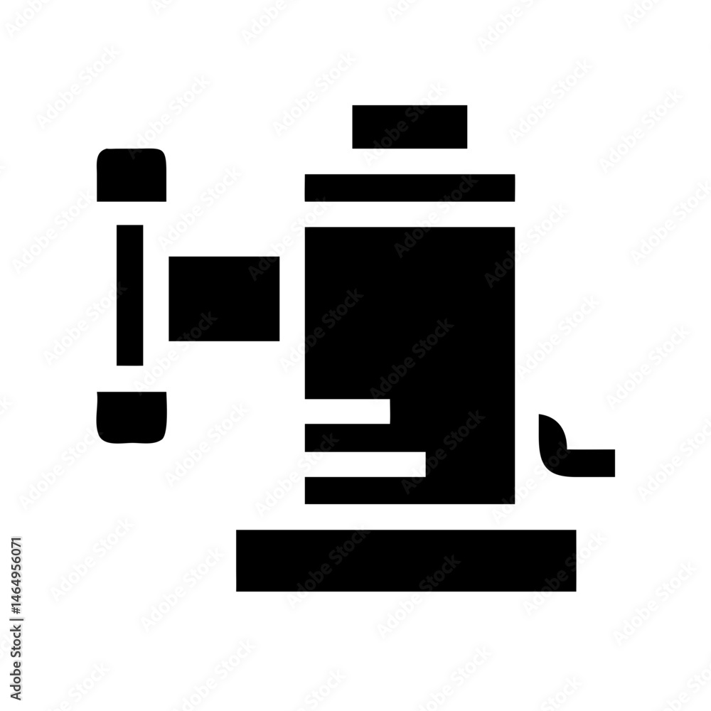 Water Pump Silhouette Icon , Industrial Pumping Equipment, Solid Black Utility Symbol Water Pump Silhouette Icon , Industrial Pumping Equipment, Solid Black Utility Symbol