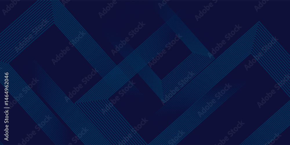 Dark blue background. Modern line stripes curve abstract presentation background. Dark blue background. Modern line stripes curve abstract presentation background.