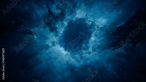 Wallpaper Mural void with faint galaxies scattered across the darkness Torontodigital.ca