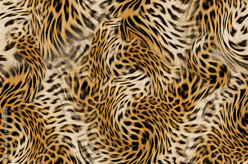 Leopard skin pattern texture; Fashionable print