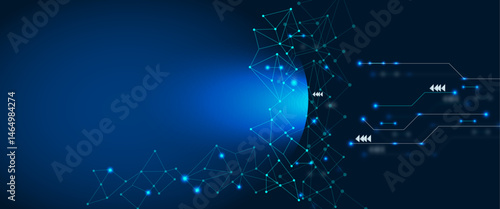 Abstract Digital Circuitry Background design	