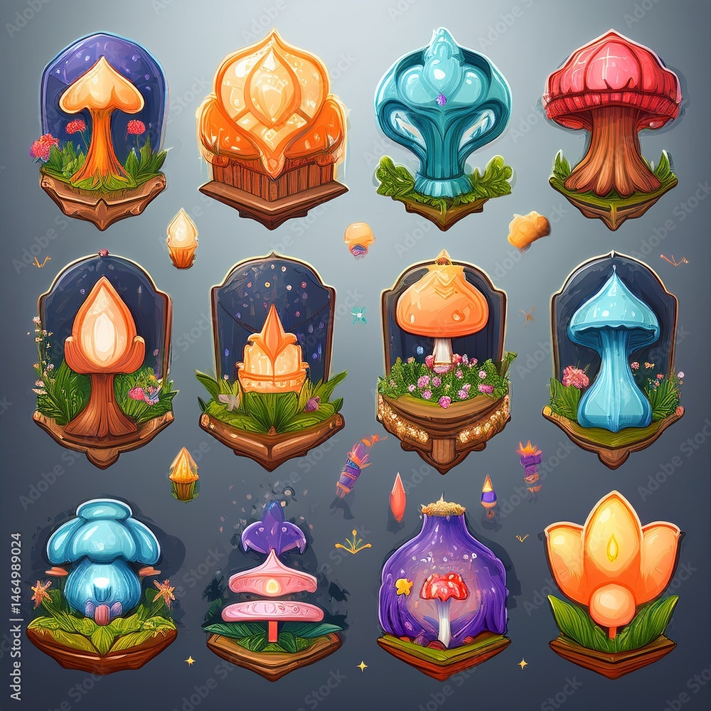 set of vector icons