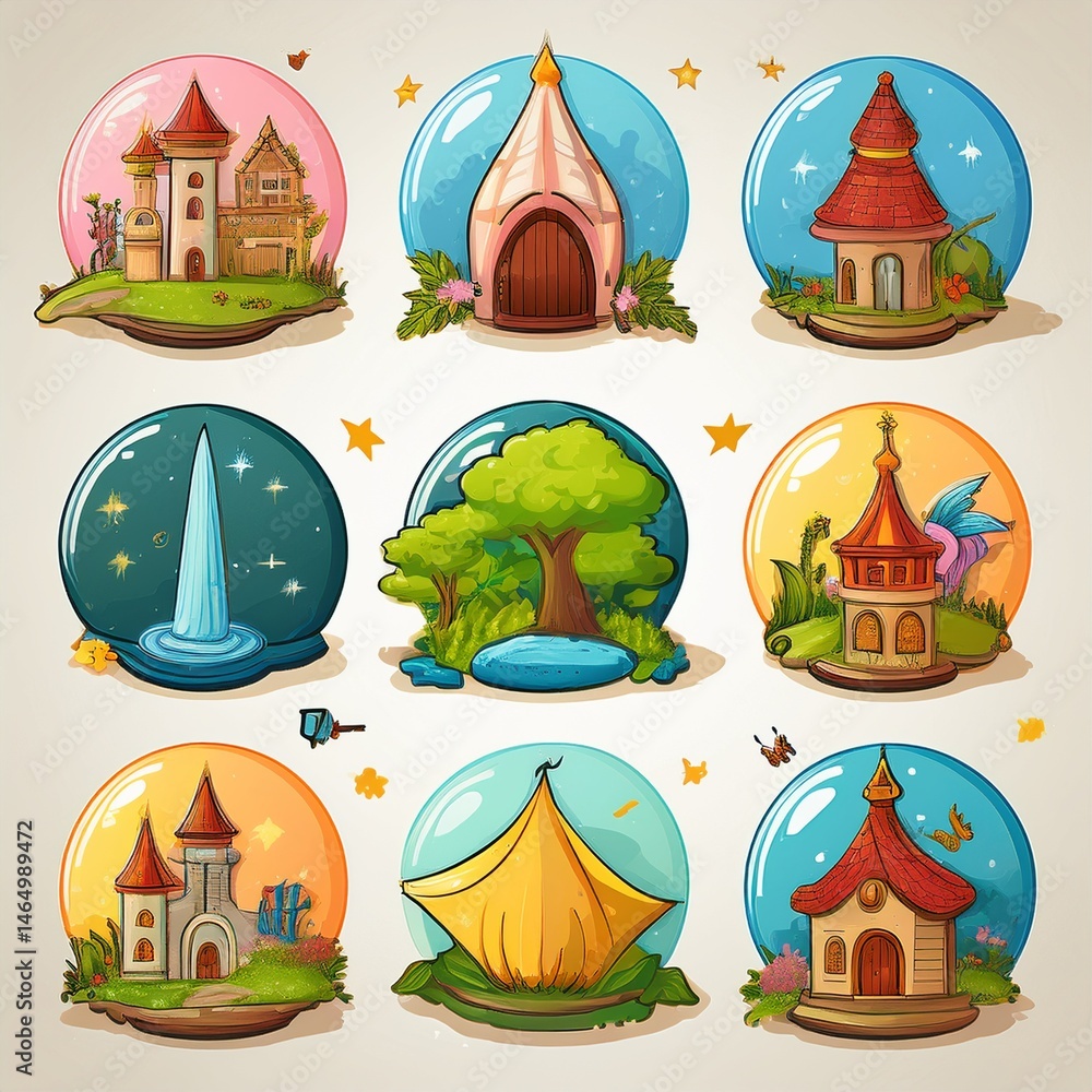 set of castle