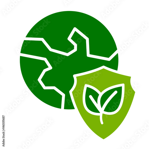 Environmental Protection  Icon Element For Design	