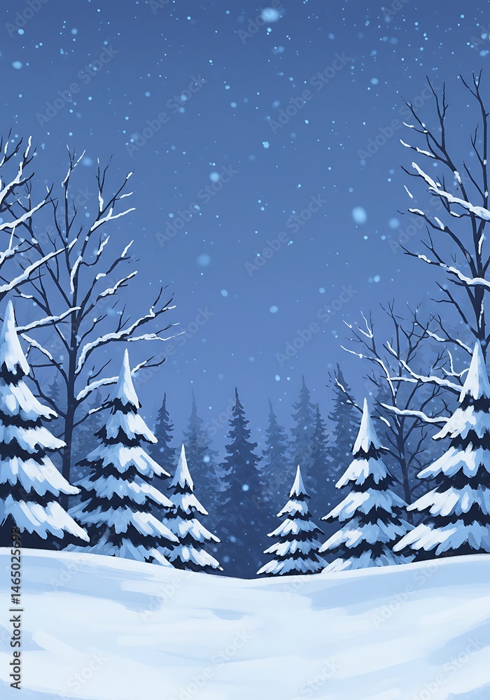 Obraz premium Whispers of Winter's Embrace