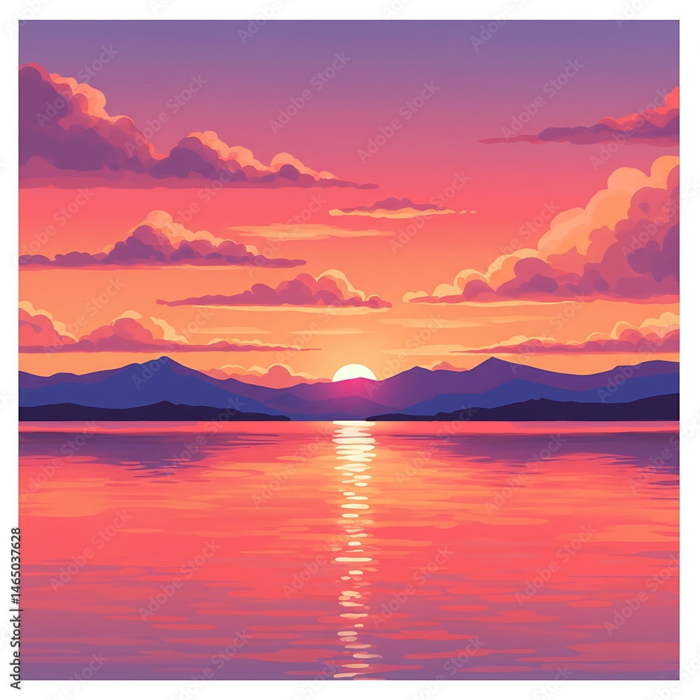 Fototapeta premium Sunset Serenade