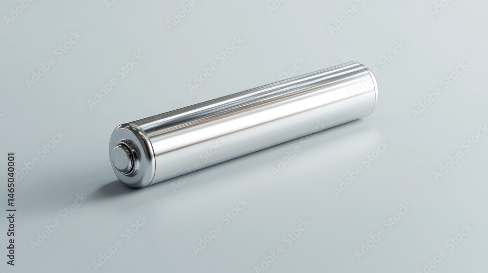 Shiny metallic cylindrical battery Shiny metallic cylindrical battery