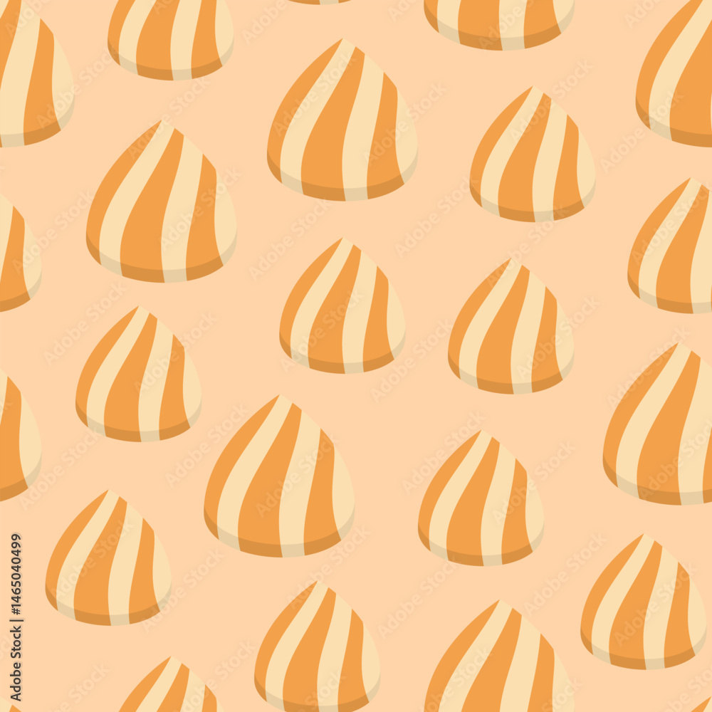 Fototapeta premium Dim sum pattern background. Masala Momos illustration. dumpling pattern background. Siu Mai (Shumai) Chinese dumplings illustration pattern background.